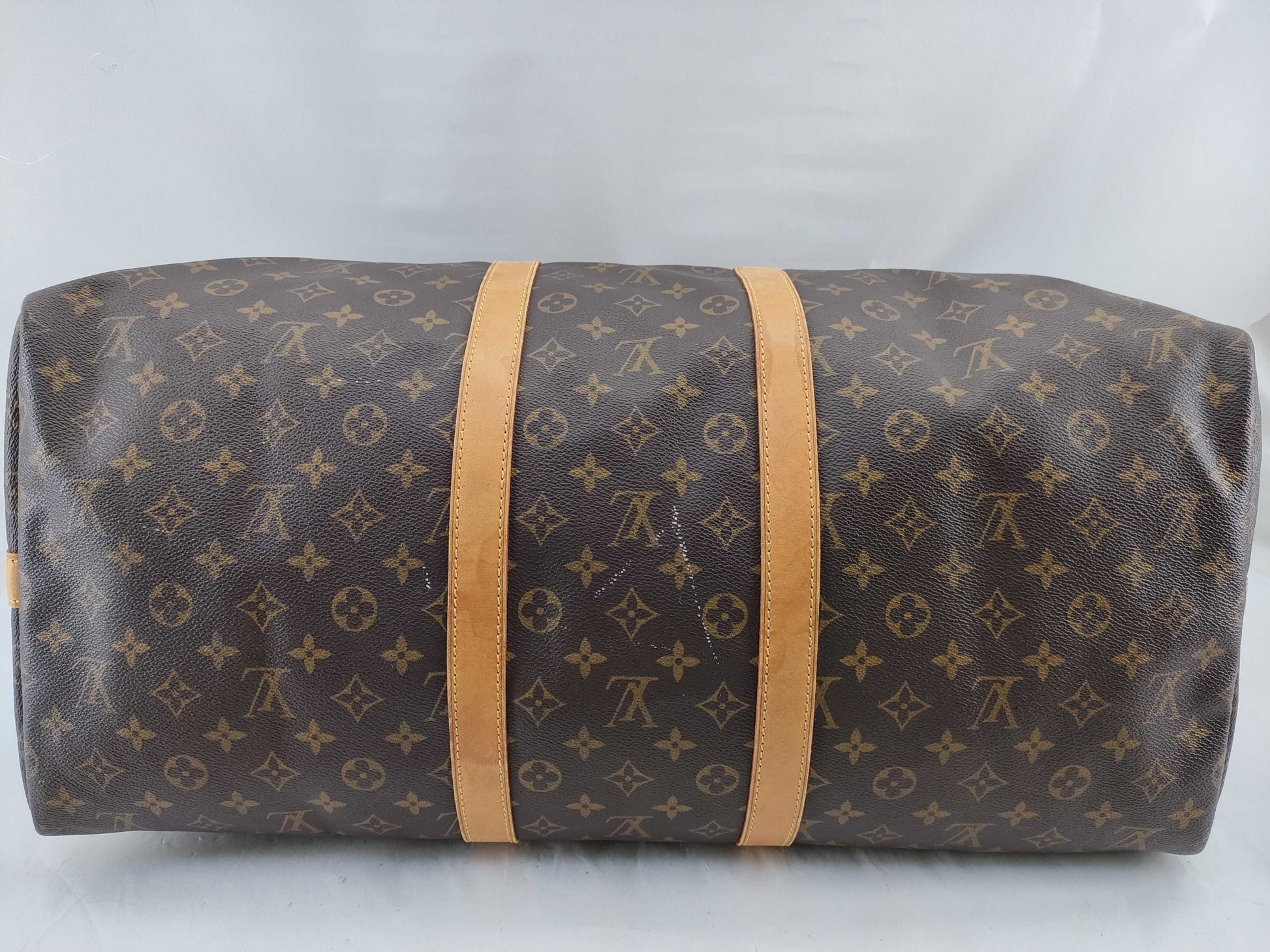LOUIS VUITTON VI0937 Monogram Keepall 55 Bandouliere Boston Bag