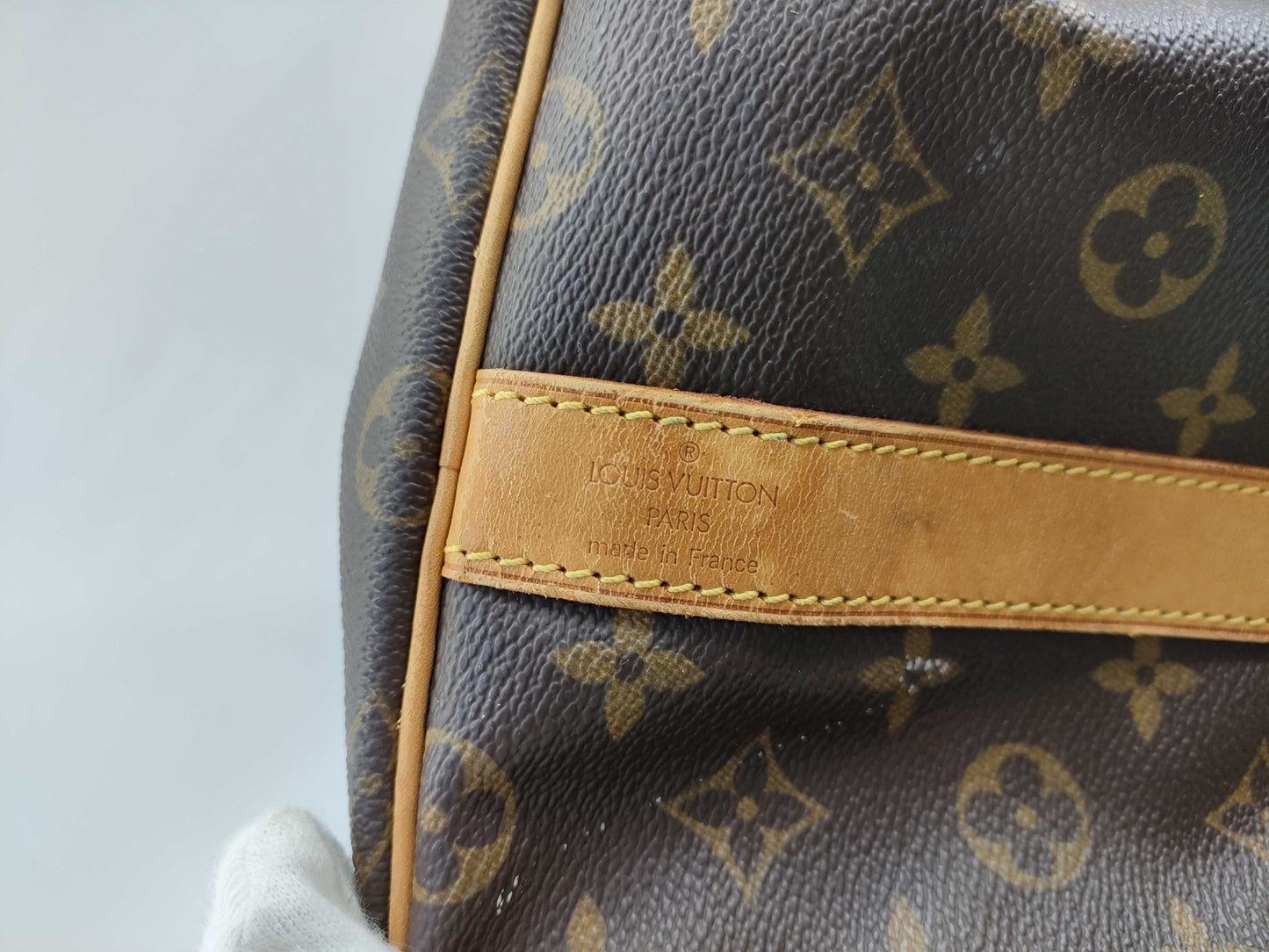 LOUIS VUITTON VI0937 Monogram Keepall 55 Bandouliere Boston Bag
