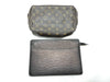LOUIS VUITTON Monogram True Towel/Epi Pochette Homme Junk 2-Piece Pouch Set