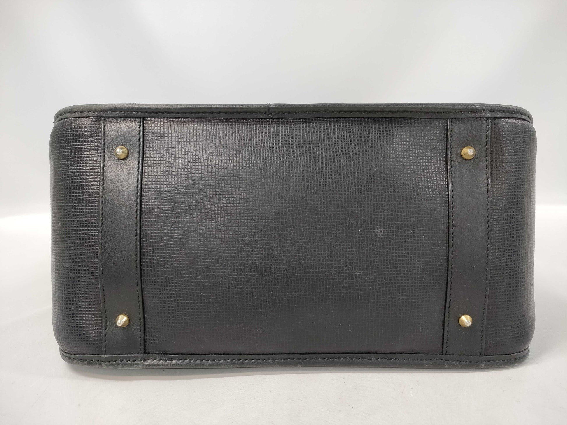 HUNTING WORLD Leather Handbag Black Handbag