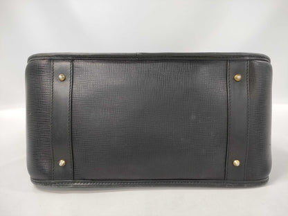 HUNTING WORLD Leather Handbag Black Handbag