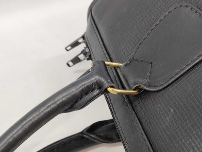 HUNTING WORLD Leather Handbag Black Handbag