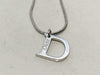 Dior D logo necklace