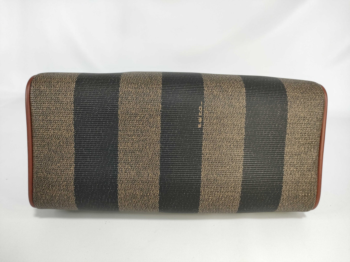 FENDI Pecan Print Mini Boston ST Boston Bag