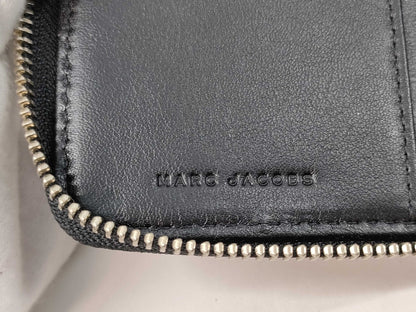MARC JACOBS Star Zip-Around Wallet, Black