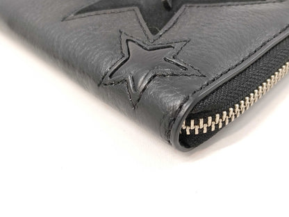 MARC JACOBS Star Zip-Around Wallet, Black