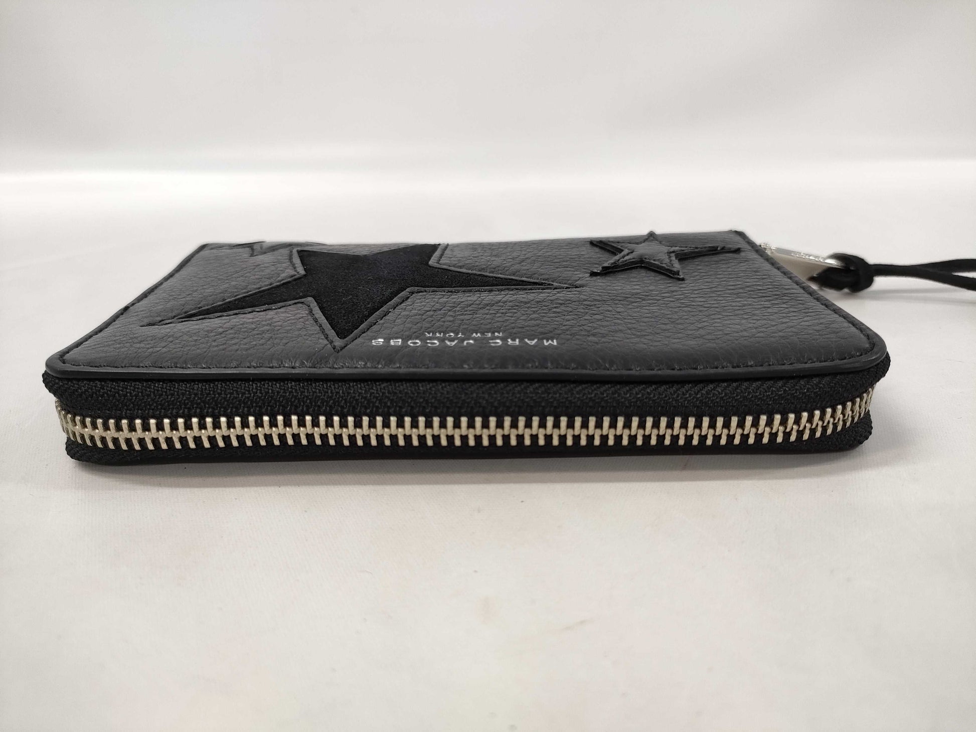 MARC JACOBS Star Zip-Around Wallet, Black