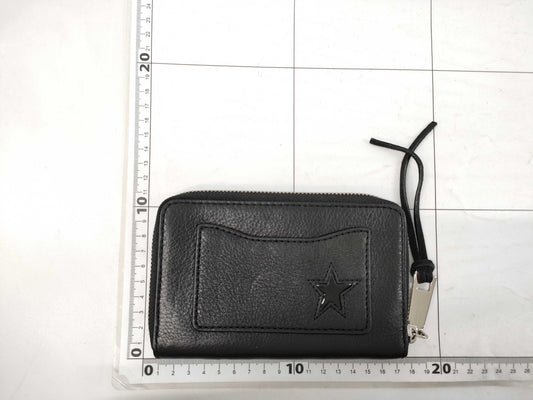 MARC JACOBS Star Zip-Around Wallet, Black