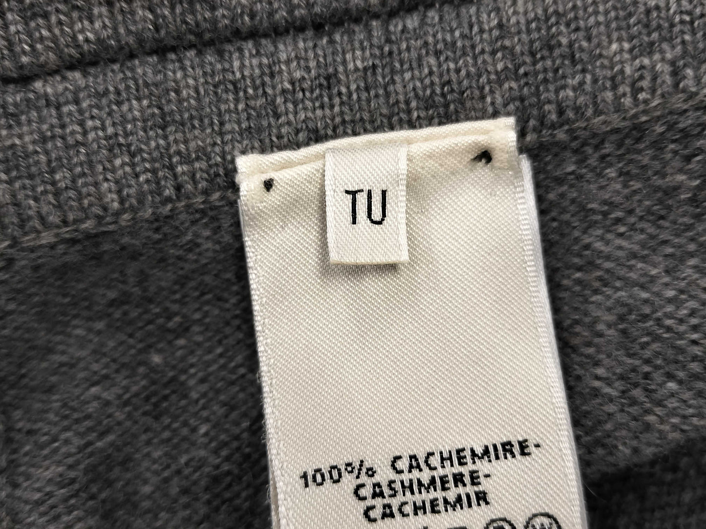 HERMES Cashmere Gray Other Apparel