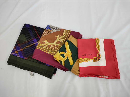 CELINE/Saint Laurent/Cartier scarf collection