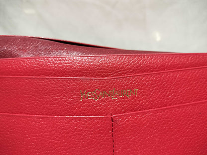 Yves Saint Laurent Leather Long Wallet