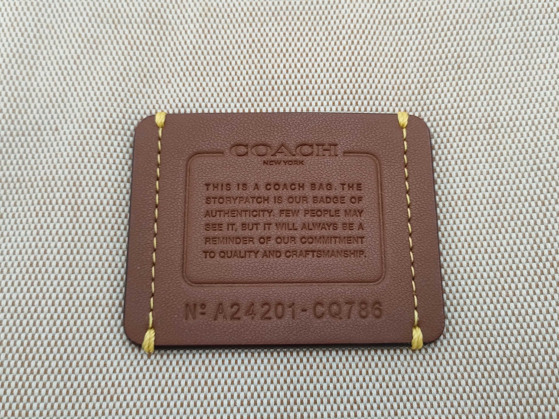COACH Straw Bag CQ786 Tote Bag