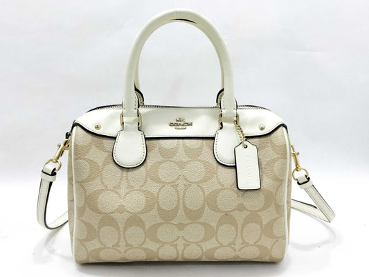 COACH Signature F58312 2-way handbag