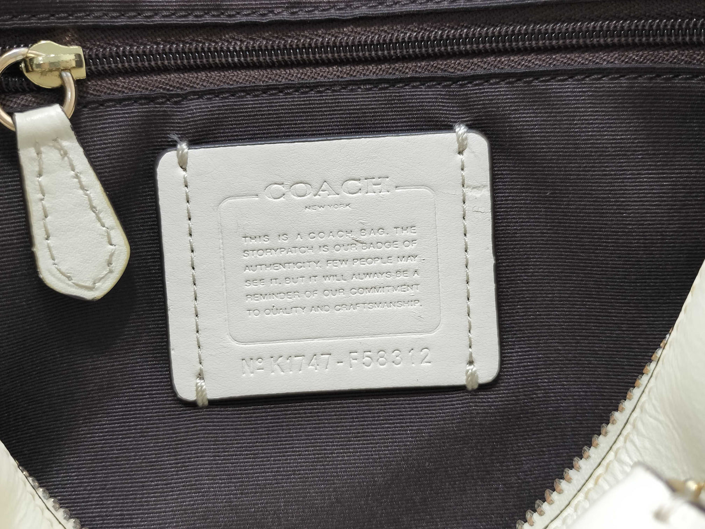 COACH Signature F58312 2-way handbag