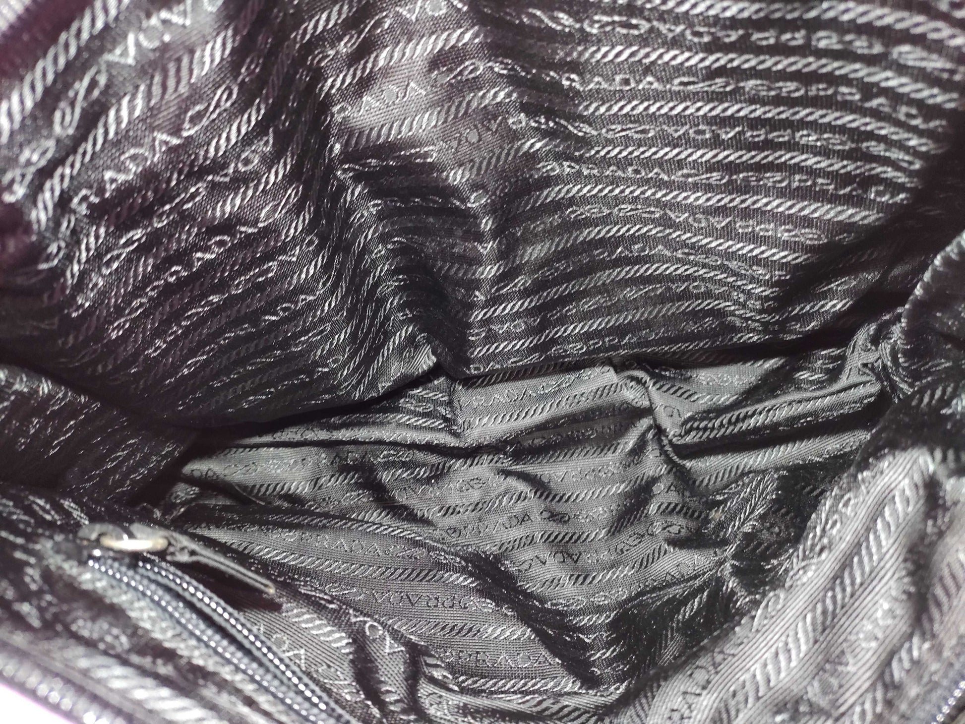 PRADA nylon pink tote bag