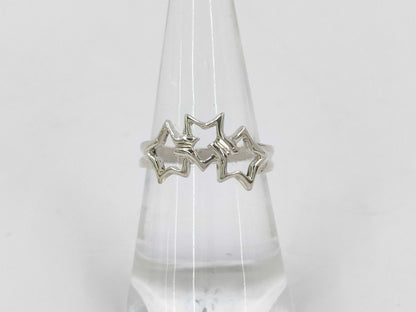 Tiffany & Co. Triple Star Silver Ring