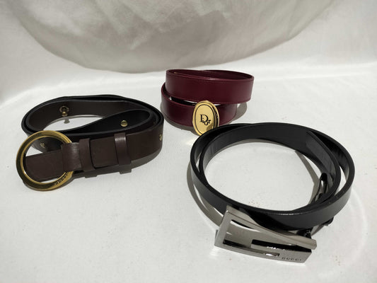 GUCCI Dior Women's Belt 3-Piece Set