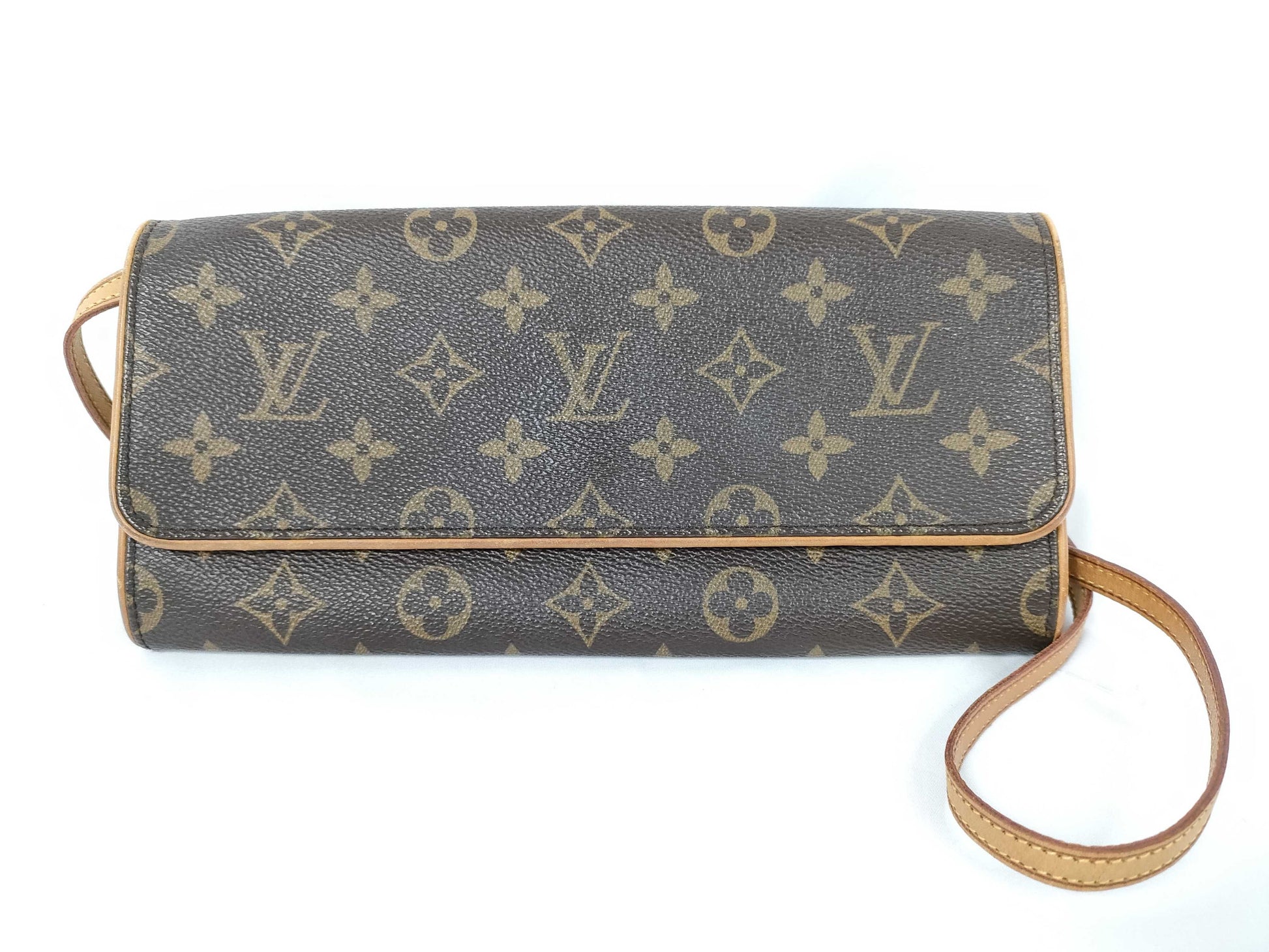 LOUIS VUITTON FL0031 Monogram M51852 Pochette Twin GM Shoulder Bag