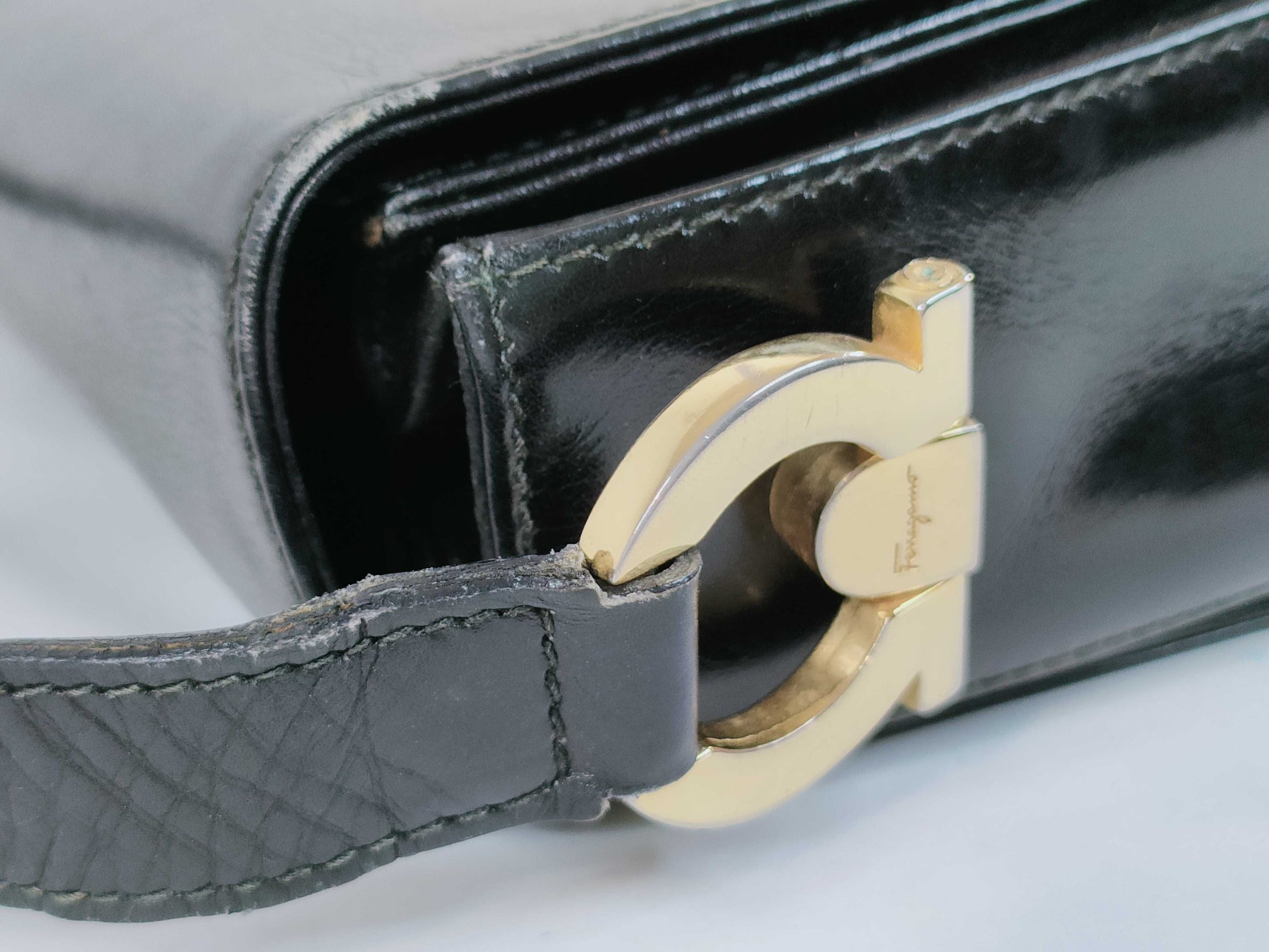 Salvatore Ferragamo Gancini Shoulder Bag