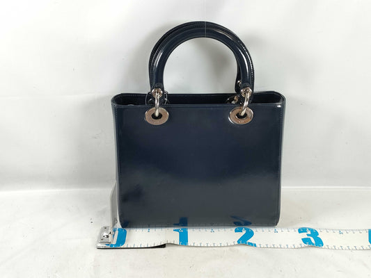 Dior Lady Dior 2-Way/Silver Hardware Handbag