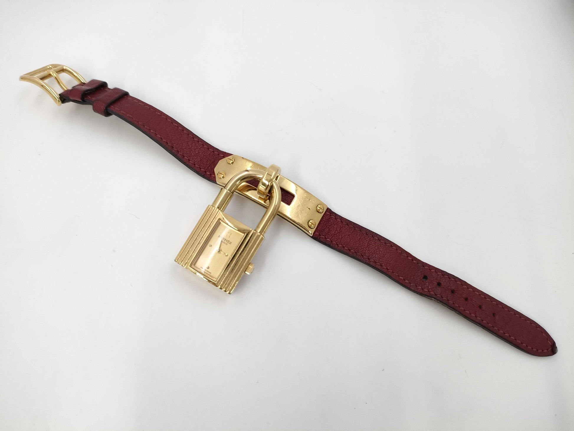 HERMES Kelly Kelly Watch 〇U Stamp Women's Watch