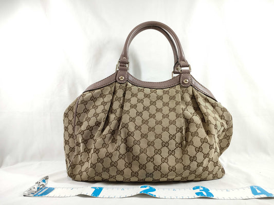 GUCCI GG Canvas Sukey 211944 001013 Handbag