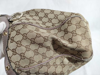 GUCCI GG Canvas Sukey 211944 001013 Handbag
