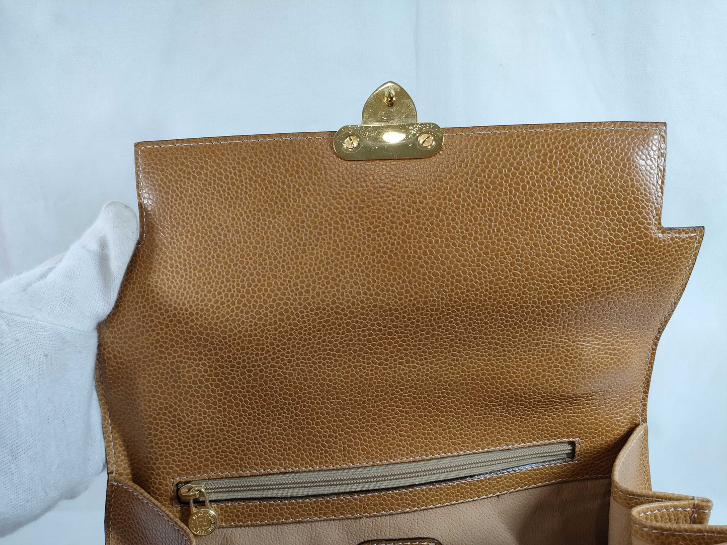 FENDI leather handbag shoulder bag