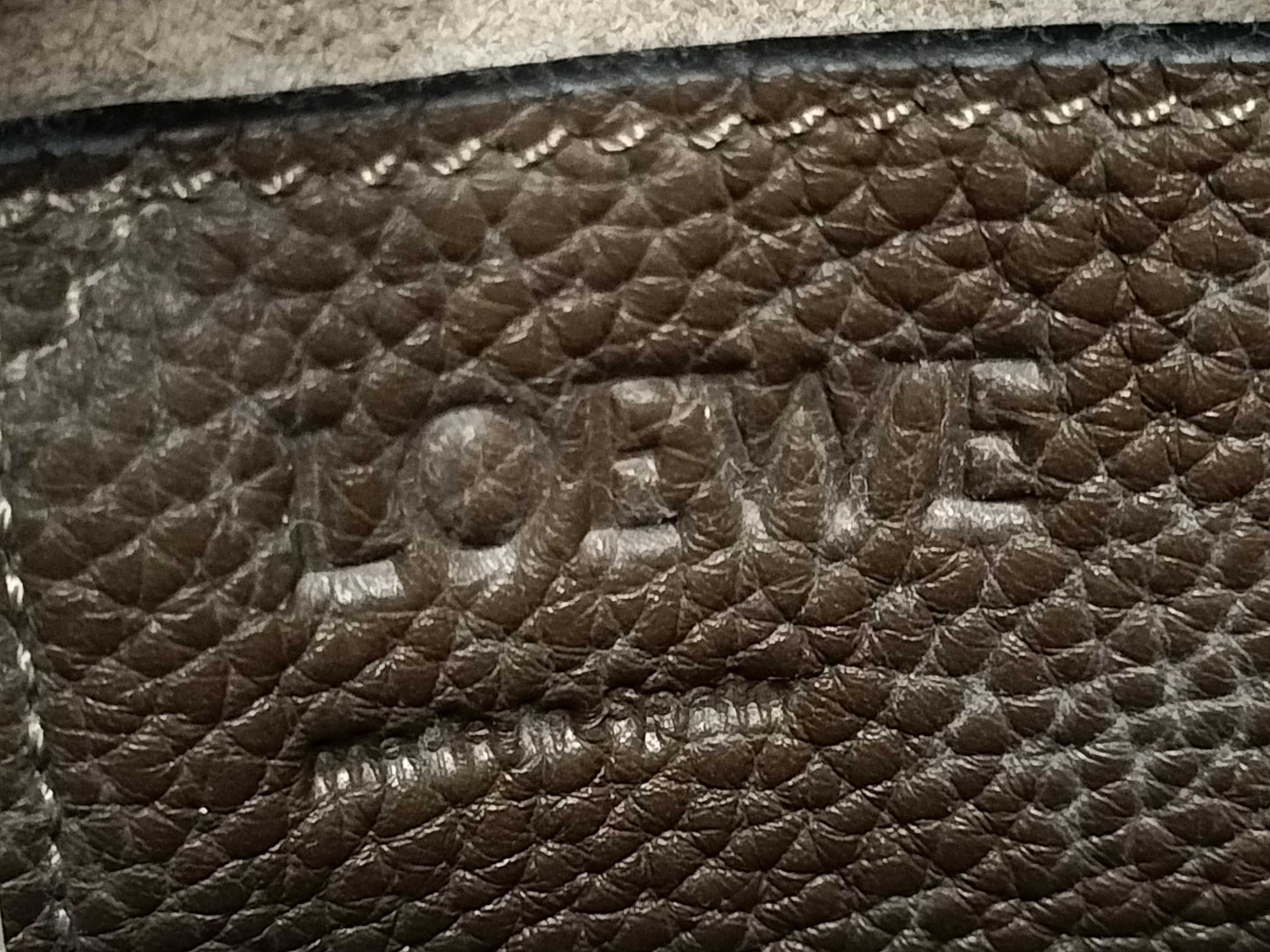 LOEWE Balloon Bag Leather Shoulder Bag