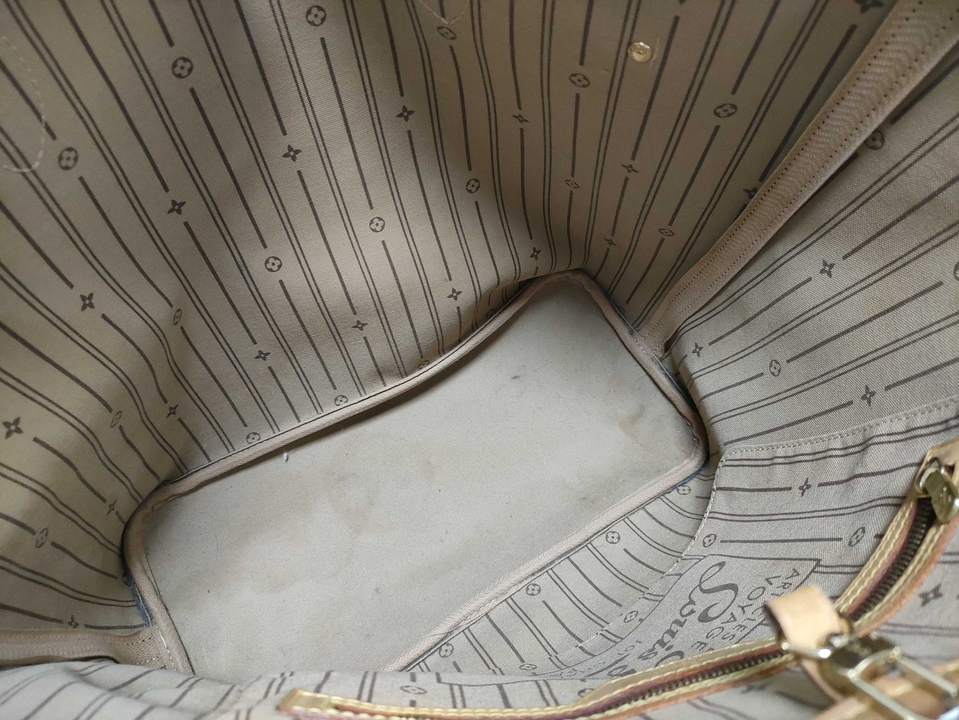 LOUIS VUITTON SP1077 Monogram M40156 Neverfull MM Old Model Tote Bag