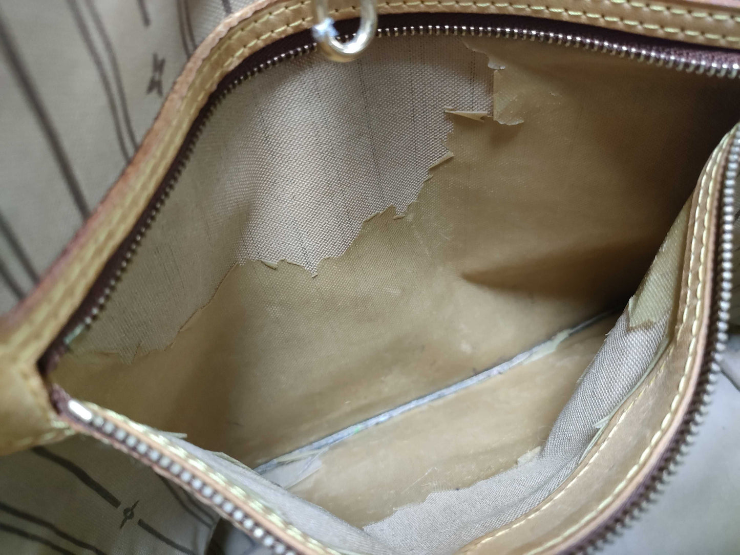 LOUIS VUITTON SP1077 Monogram M40156 Neverfull MM Old Model Tote Bag