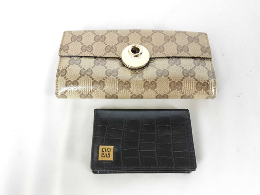 GUCCI GG Canvas 231835 / Givenchy etc. Accessories *2 Wallets