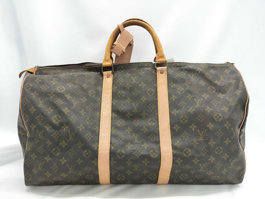LOUIS VUITTON Monogram M41414 Keepall Bandouliere 55 Boston Bag