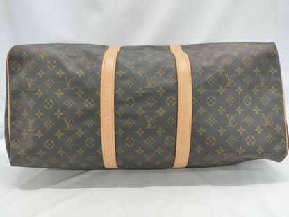 LOUIS VUITTON Monogram M41414 Keepall Bandouliere 55 Boston Bag