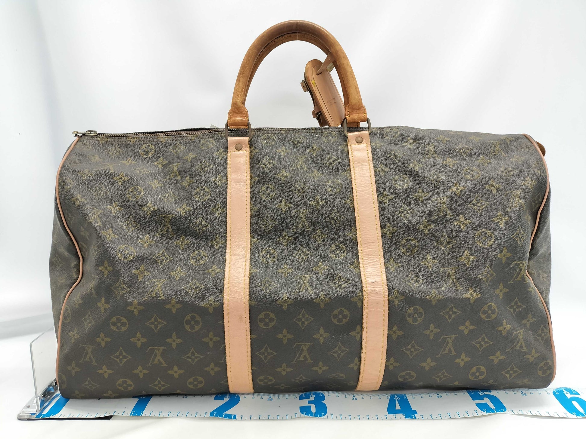 LOUIS VUITTON Monogram M41414 Keepall Bandouliere 55 Boston Bag