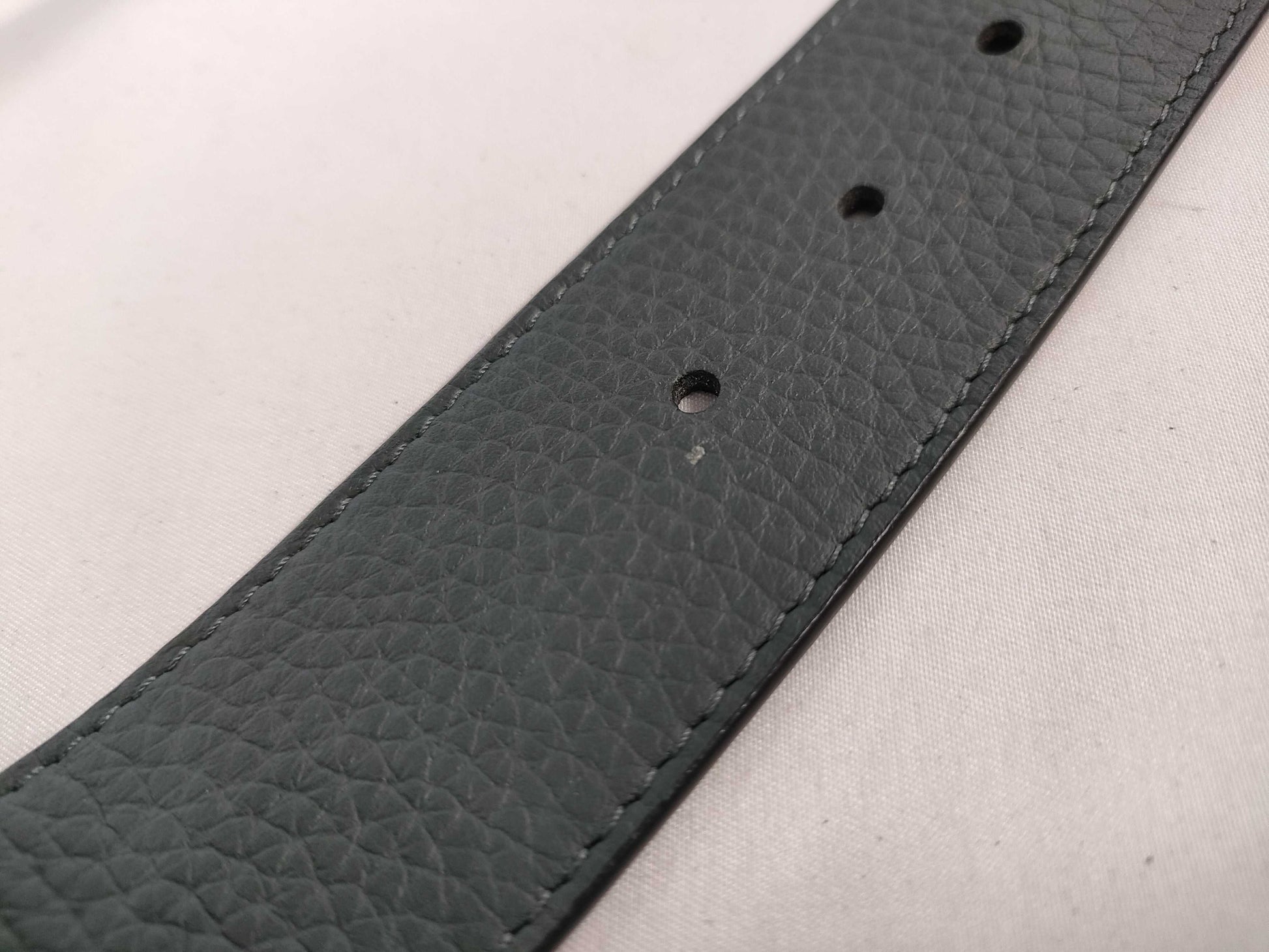 LOUIS VUITTON AC1231 Logo LV Black Belt