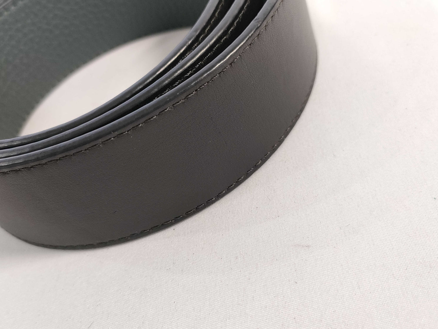 LOUIS VUITTON AC1231 Logo LV Black Belt