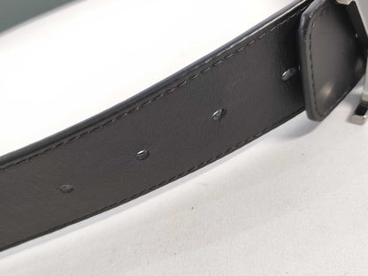 LOUIS VUITTON AC1231 Logo LV Black Belt