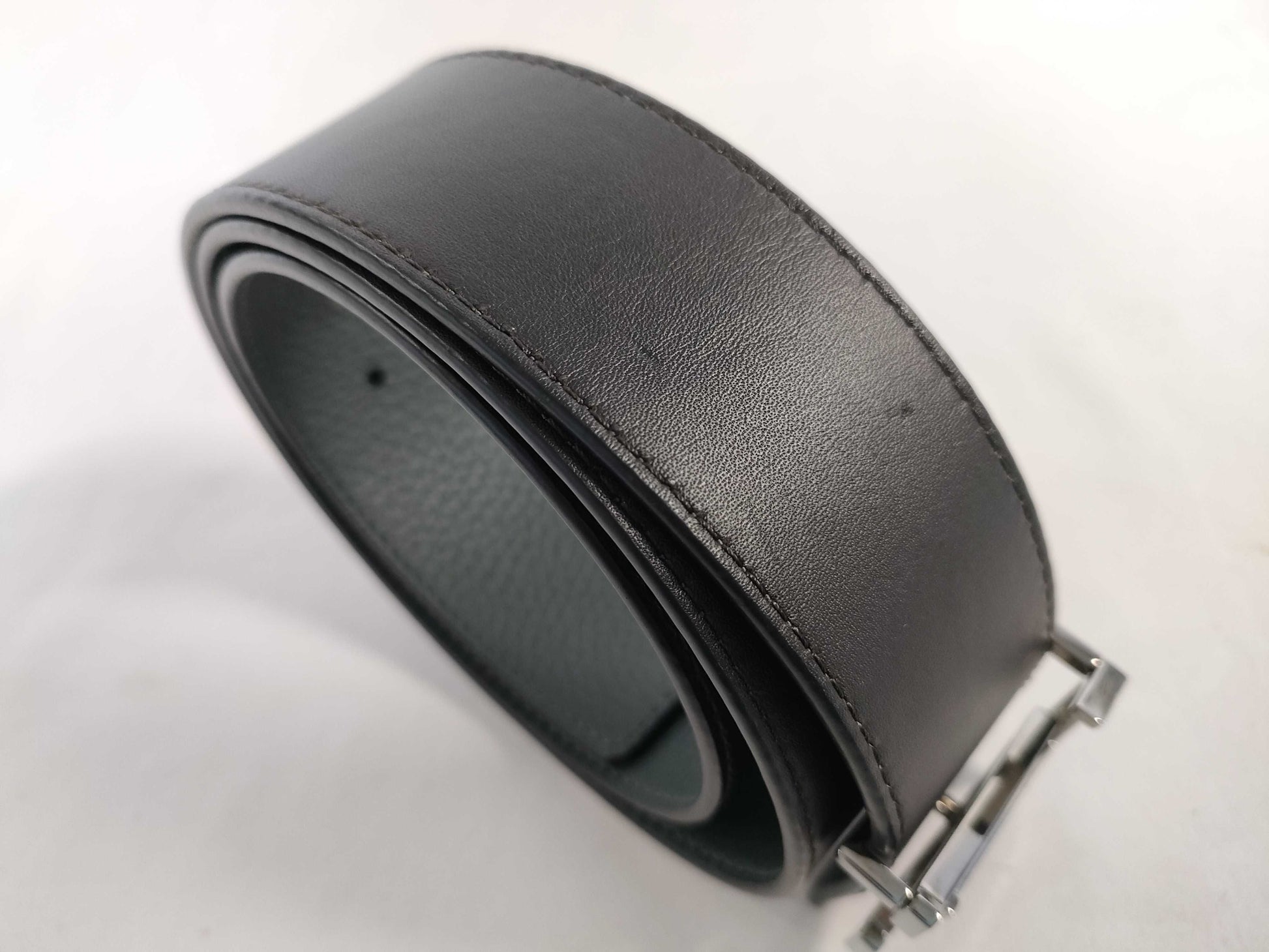 LOUIS VUITTON AC1231 Logo LV Black Belt