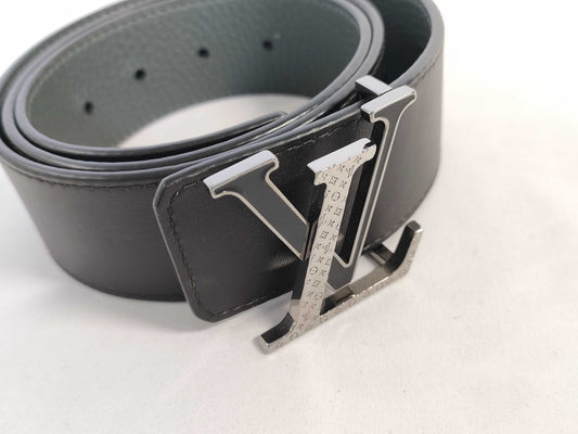 LOUIS VUITTON AC1231 Logo LV Black Belt
