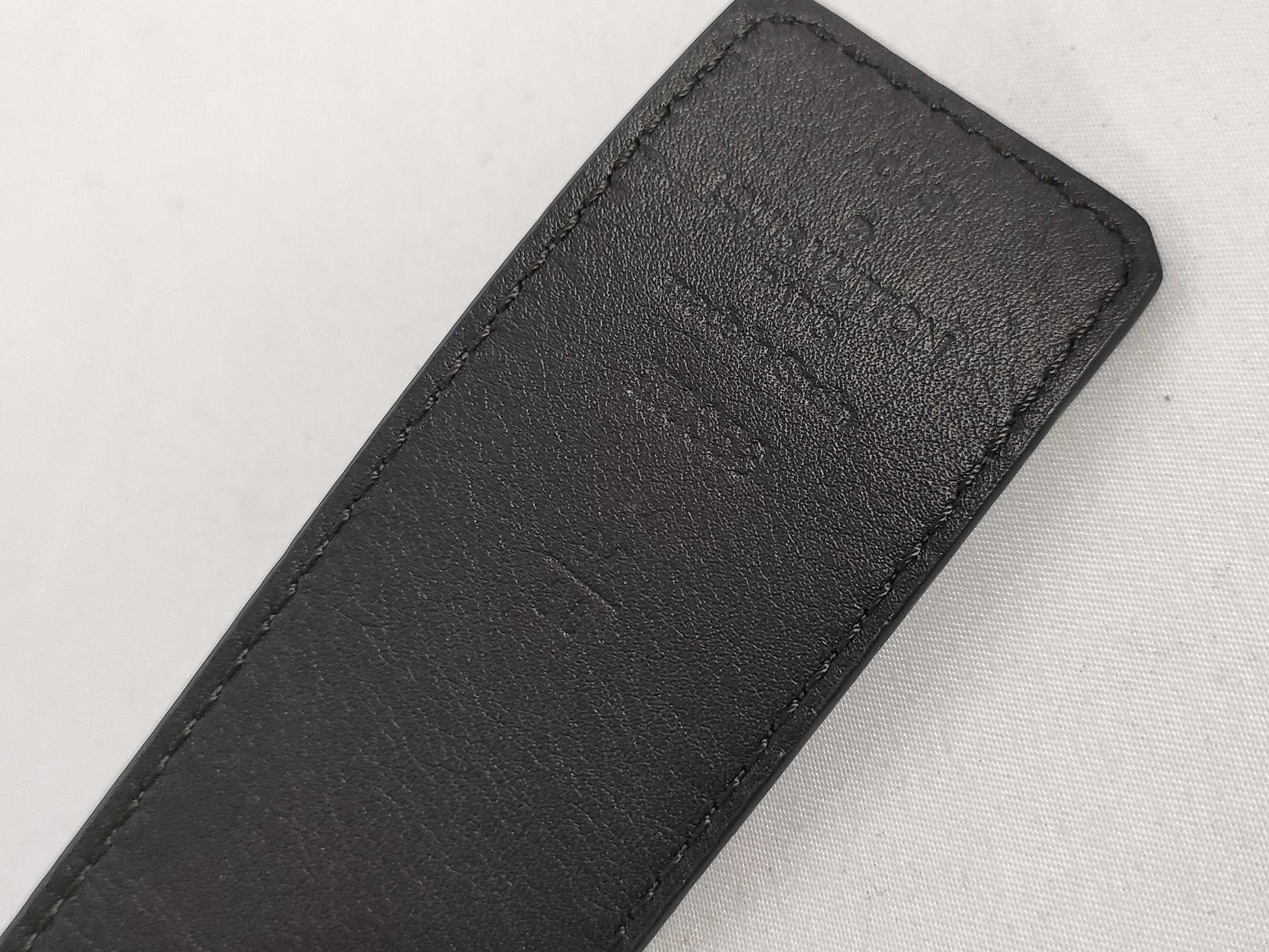 LOUIS VUITTON AC1231 Logo LV Black Belt