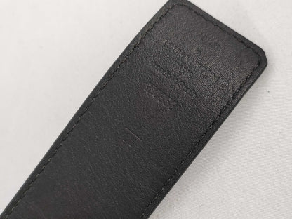 LOUIS VUITTON AC1231 Logo LV Black Belt