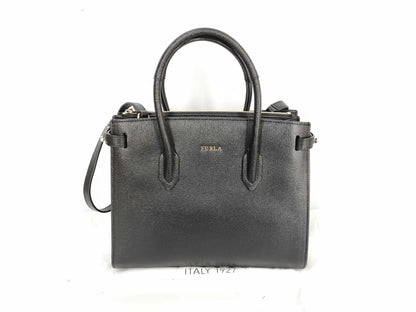 FURLA Hand 2WAY Black Handbag