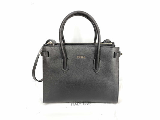 FURLA Hand 2WAY Black Handbag