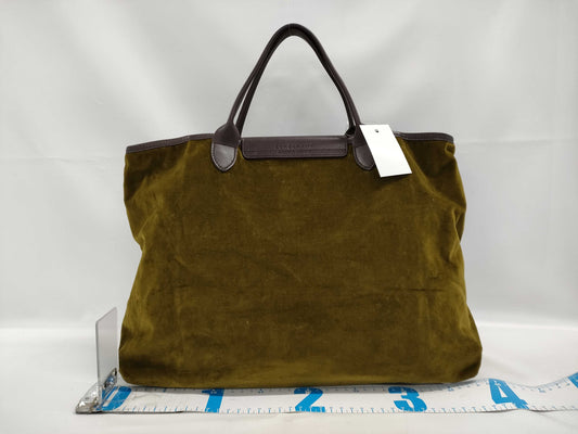 LONG CHAMP Suede Pliage Tote Bag