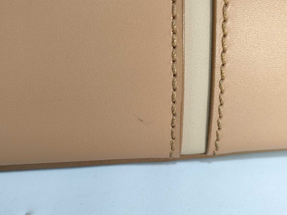 BURBERRY Leather Check Handbag Handbag