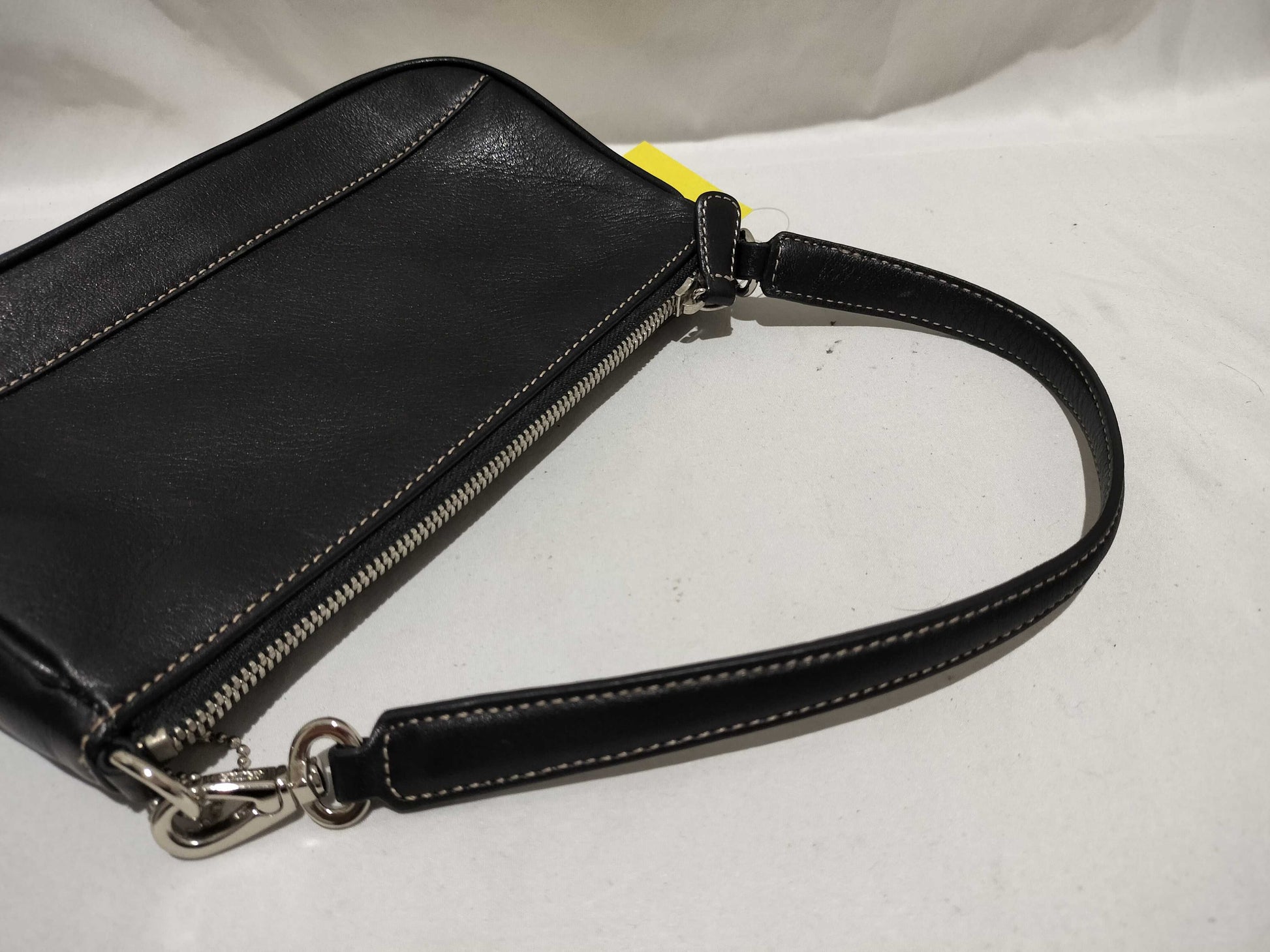 COACH 7785 Leather Mini Handbag in Black