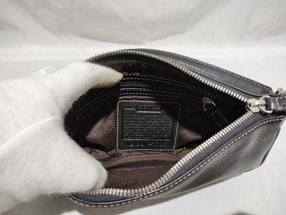 COACH 7785 Leather Mini Handbag in Black