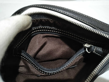 COACH 7785 Leather Mini Handbag in Black