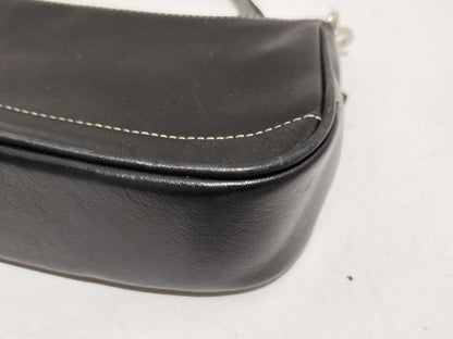 COACH 7785 Leather Mini Handbag in Black